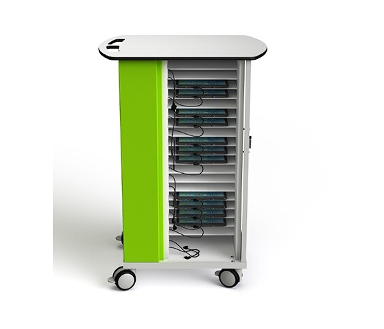 Tablet USB oplaadkar Zioxi CHRGTU-TB-20 voor 20 tablets tot 10.5 inch - sleutelslot