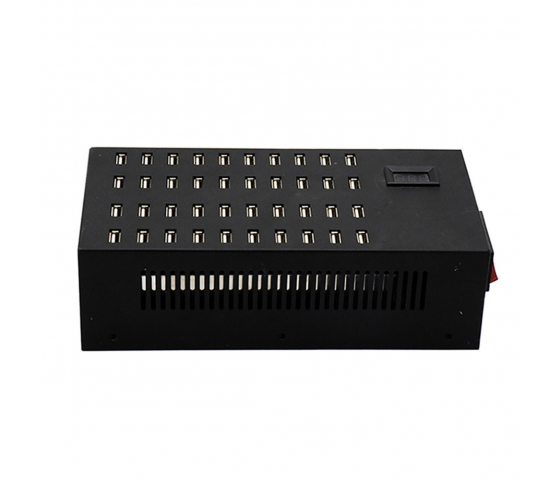 40 ports USB-A 8.5W desktop charging hub - LED indicators
