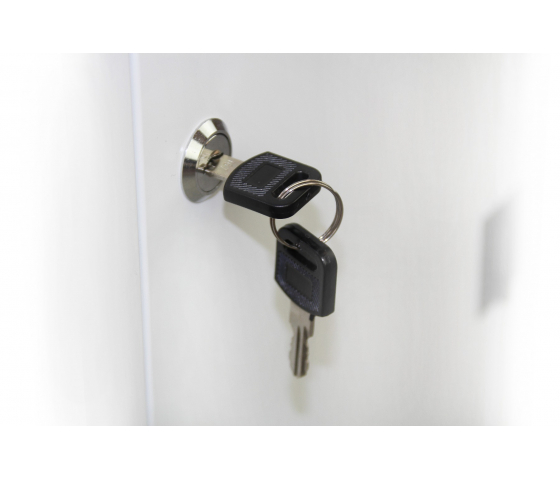 BRVD6 Charging locker for 6 mobile devices up to 17 inches - white - USB-A