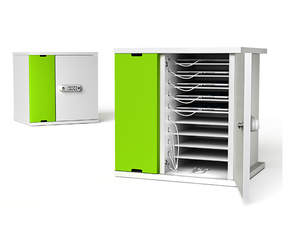 iPad case USB Zioxi CHRGCU-TB-10-C for 10 iPads up to 11 inch - digital code lock