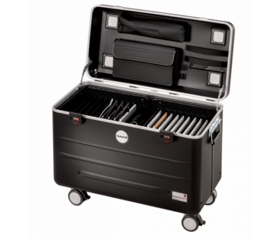 Parat case TC20 GaN TwinCharge USB-C charging cart for 20 tablets up to 12.9 inch