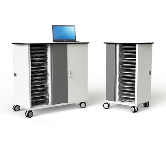 Carro de carga para Chromebook onView Zioxi CHRGT-CB-20-K-O3 para 20 Chromebooks de hasta 14 pulgadas - cierre con llave