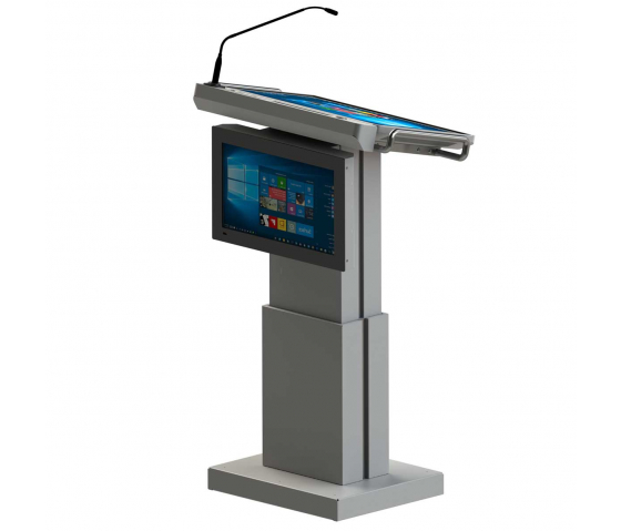 Height-adjustable digital lectern Barcelona