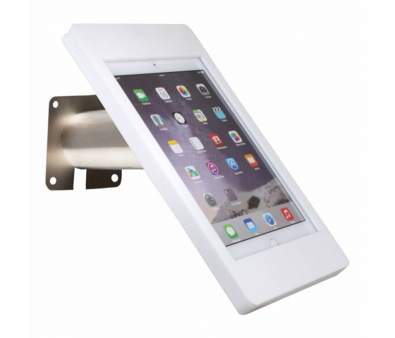 iPad wandhouder Fino voor iPad 9.7 – wit/RVS