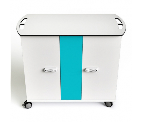 Laptop charging trolley Zioxi CHRGT-LS-32-C for 32 laptops up to 15.6 inch - digital code lock