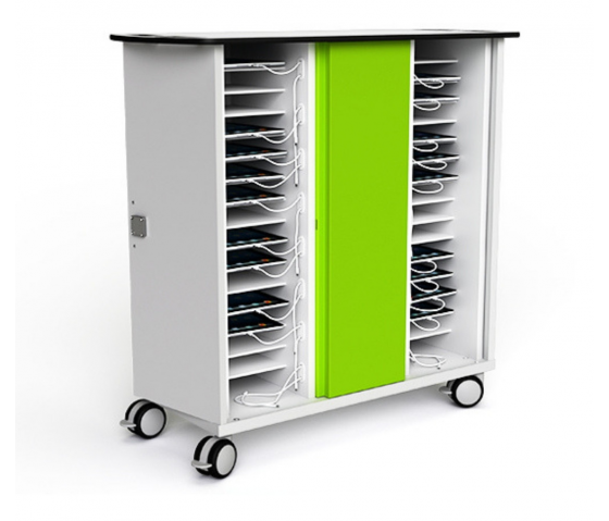 Tablet charging trolley Zioxi CHRGT-TB-32-R for 32 tablets up to 11 inch - RFID lock
