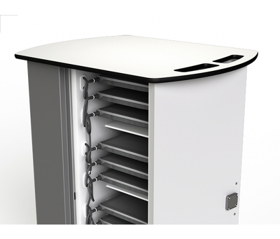 Chromebook charging trolley Zioxi CHRGT-CB-20-K for 20 Chromebooks up to 14 inch - key lock