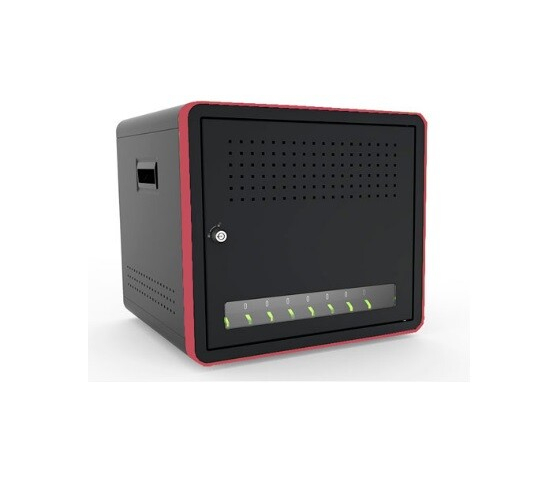 Parotec D8 USB-C Oplaadkast voor 8 mobiele apparaten tot 14 inch