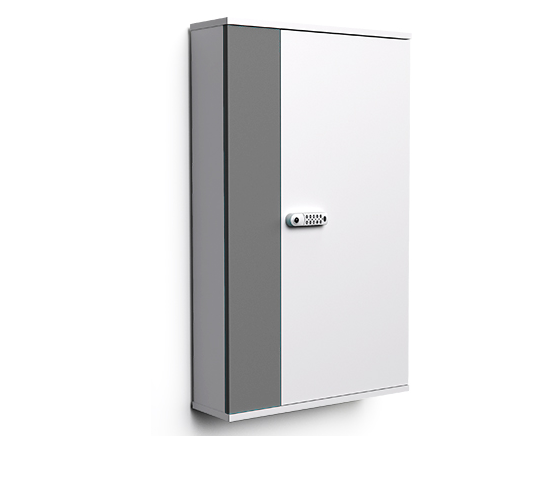 Chromebook wall unit Zioxi Slimline CHRGWC-CB-10-C for 10 Chromebooks up to 14 inch - combination lock