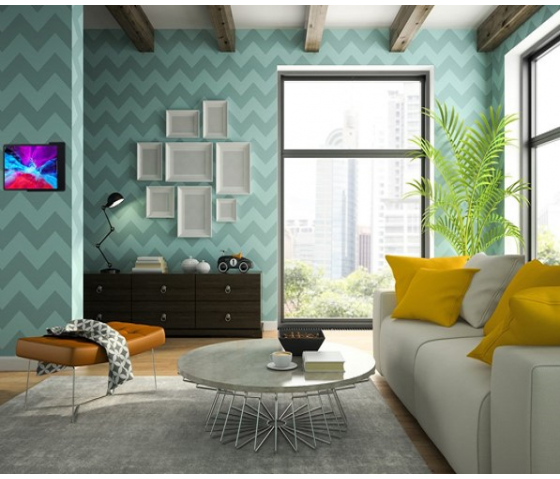 Domo Slide wall mount with charging function for iPad 10.9 & 11 inch - Black