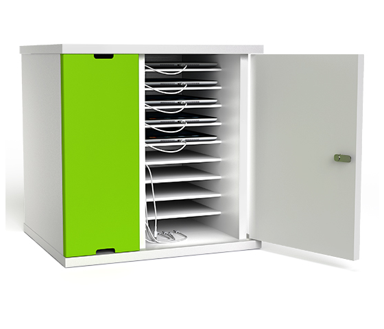 iPad case USB Zioxi CHRGCU-TB-10-C for 10 iPads up to 11 inch - digital code lock