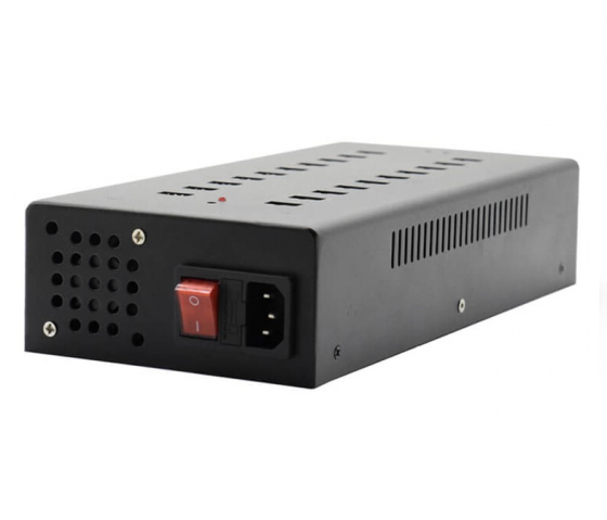 Concentrateur de charge de bureau 20 ports USB-A 12W - Indicateurs LED