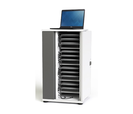 Laddningsfodral för Chromebook Zioxi CHRGC-CB-20-C för 20 Chromebooks upp till 14 tum - kombinationslås