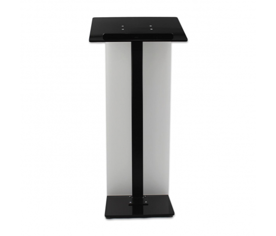 Metal/Acrylic black lectern Gomez