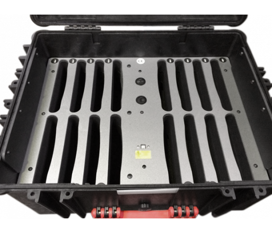 Tabletfodral iNCharge C81 Parotec för 16 surfplattor mellan 9 och 11 tum