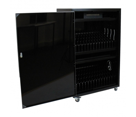 BRVD32 Charging trolley for 32 mobile devices up to 17 inch - black - plug in socket