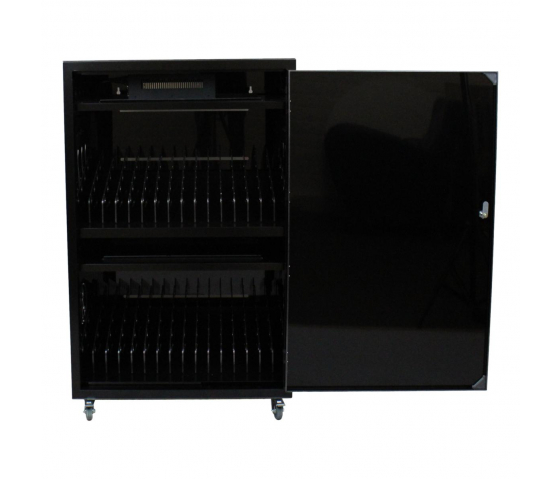 Bravour BRVD32 Supporto di ricarica per 32 dispositivi mobili fino a 17 pollici - USB - Nero