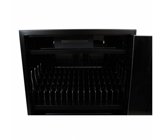 Bravour BRVD32 Supporto di ricarica per 32 dispositivi mobili fino a 17 pollici - USB - Nero