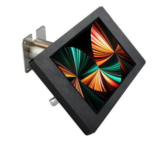 Support mural Fino M pour tablettes entre 9 et 11 pouces - noir/ acier inoxydable