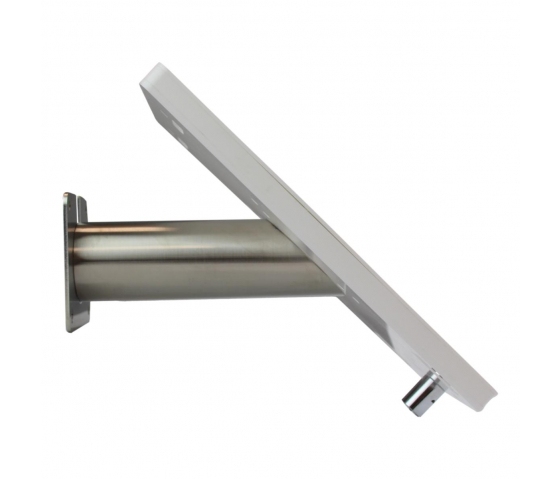 Support mural Fino M pour tablettes entre 9 et 11 pouces - blanc/acier inoxydable