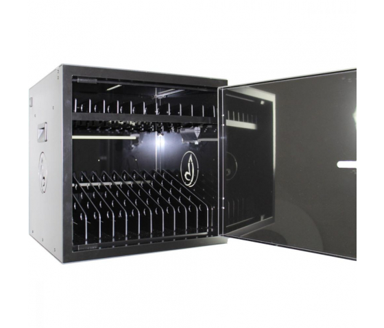 BRVD12 Charging cabinet for 12 mobile devices up to 17 inches - black - USB-A