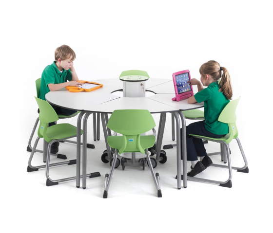 t41 60° folding student table