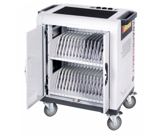 Parat Tablet-Ladewagen i32 PRO mit Ladekabel für 32 Tablets bis 13,3 Zoll