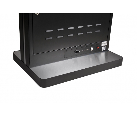 Digital information kiosk London 43 inch double-sided