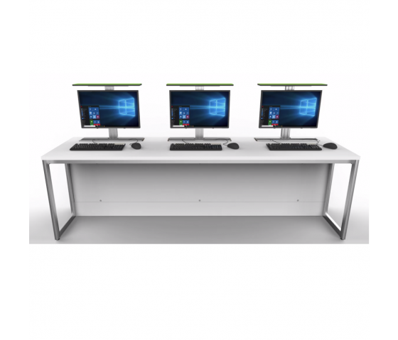 M1 Pop-up-Computer Tisch 3 Personen