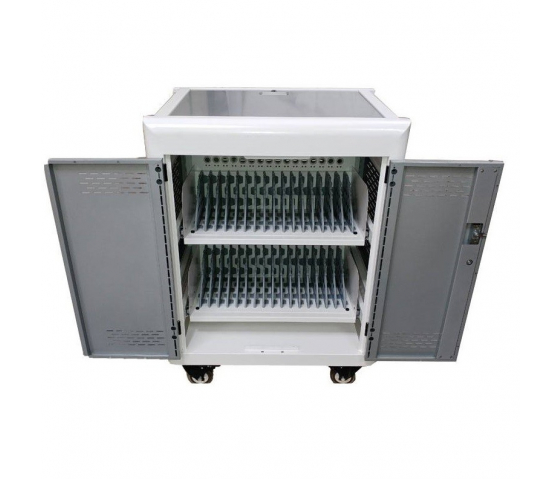 Tablet/laptop charging cart P-Tec T32 for 32 tablets or laptops up to 15,6 inch