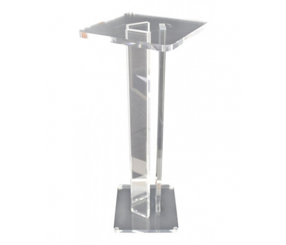 Acrylic water table Quadrato - clear