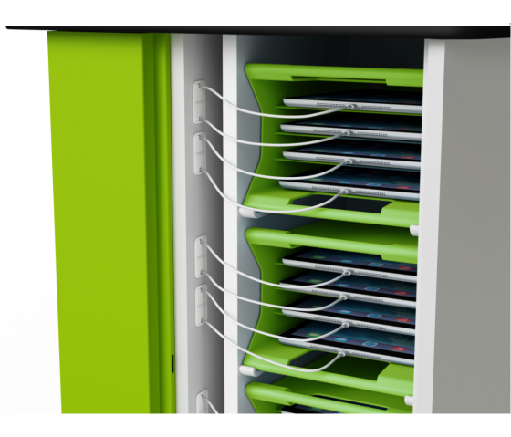 Tablet charging trolley Zioxi with carrying baskets CHRGTU-TBB-32-K for 32 tablets up to 10.5 inch