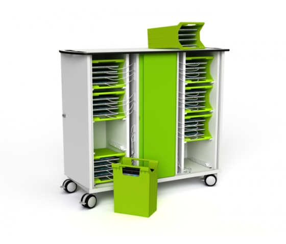 Tablet charging trolley Zioxi with carrying baskets CHRGTU-TBB-32-K for 32 tablets up to 10.5 inch