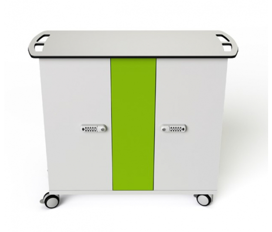Tablet charging trolley Zioxi OnView with carrying baskets CHRGT-TBB-32-C-O3 for 32 tablets up to 10.5 inch - digital code lock