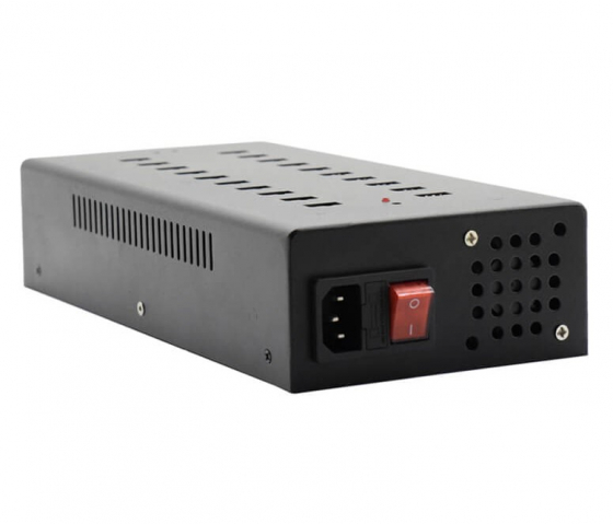 Concentrateur de charge de bureau 20 ports USB-A 12W - Indicateurs LED