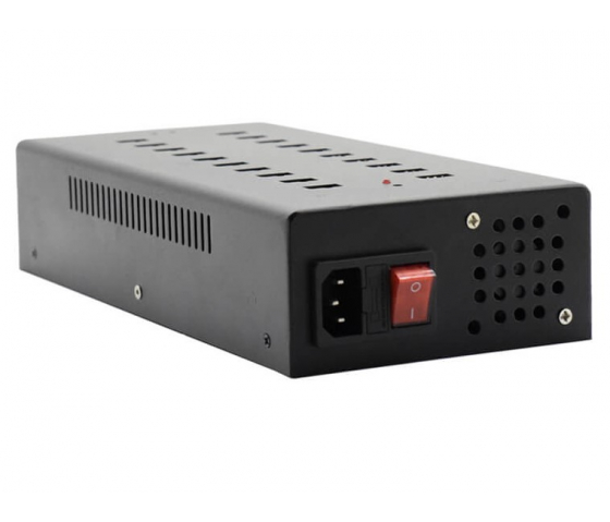 Concentrateur de charge de bureau 20 ports USB-A 12W - Indicateurs LED