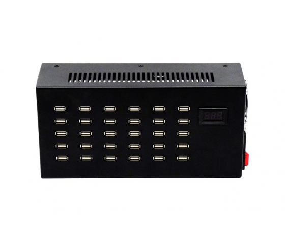 Concentrador de carga de sobremesa de 30 puertos USB-A y 10 W