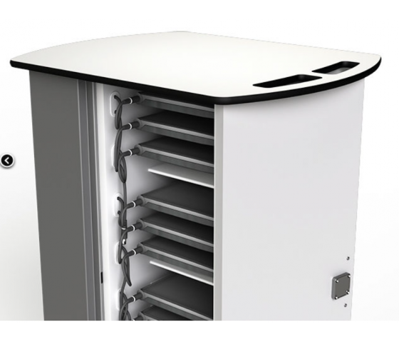 Zioxi iPad USB-A carrello di ricarica SYNCT-CB-16 per 16 Ipad fino a 14 pollici - Blocco a combinazione