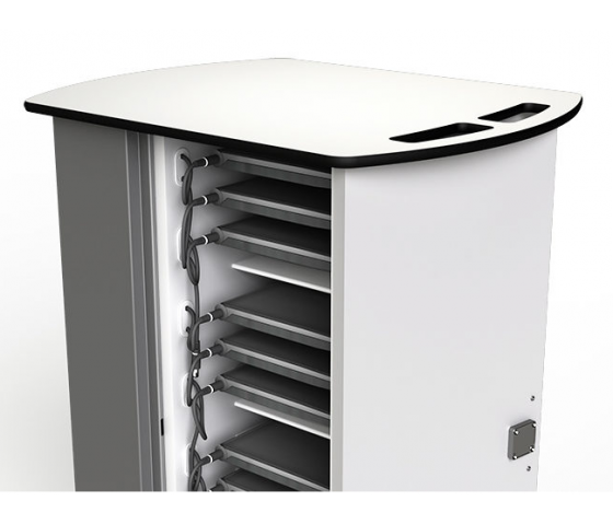 Laddningsfodral för Chromebook Zioxi CHRGC-CB-20-C för 20 Chromebooks upp till 14 tum - kombinationslås