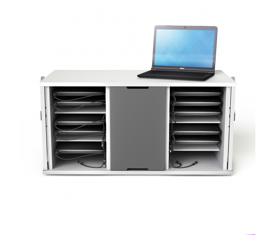 Chromebook charging case Zioxi CHRGC-CB-8+8-C for 16 Chromebooks up to 14 inch - digital code lock