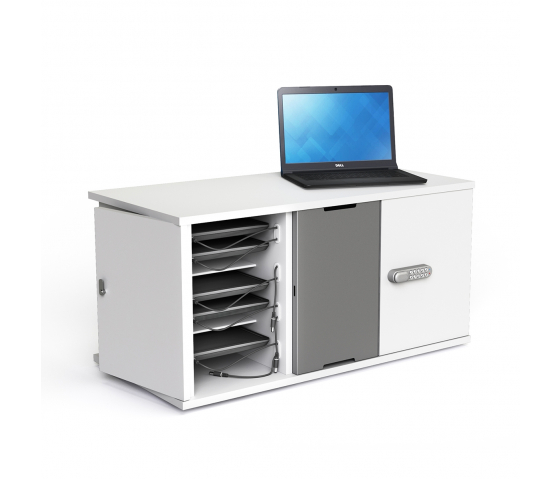 Chromebook charging case Zioxi CHRGC-CB-8+8-C for 16 Chromebooks up to 14 inch - digital code lock