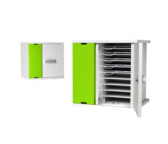 iPad cabinet Zioxi CHRGC -TB -10 for 10 iPads up to 11 inches to 11 inches - digital code lock