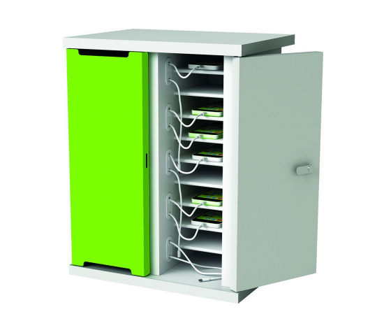 Smartphone charging cabinet Zioxi CHRGC-SP-10-K for 10 smartphones - key lock