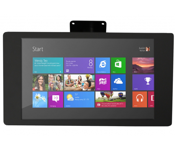 Tablet wall mount Fino for Microsoft Surface Pro 12.3 - black