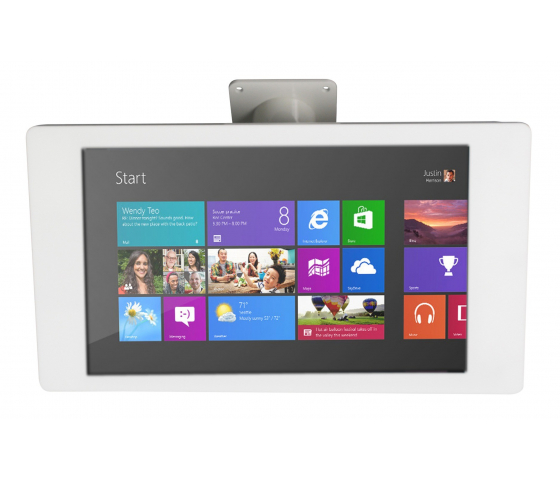 Soporte de pared Fino para Microsoft Surface Pro 12.3 - blanco