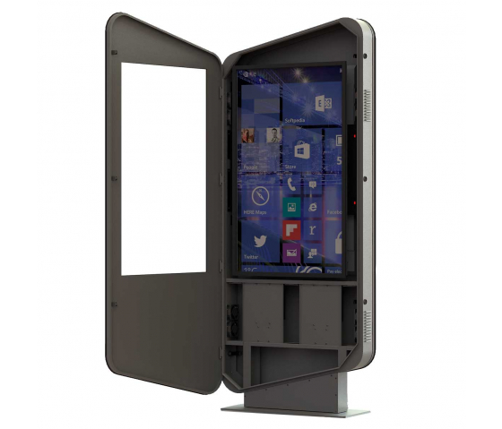 Digital information kiosk Sydney 43 inch touchscreen