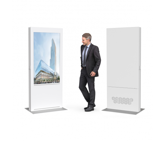 Xylo AXEOS Outdoor Information pedestal casing for 46-inch screen