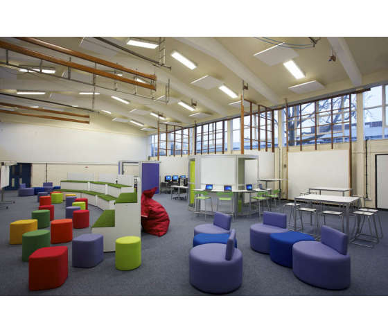 Soft Seating Rundt sæde Junior 35 cm højt