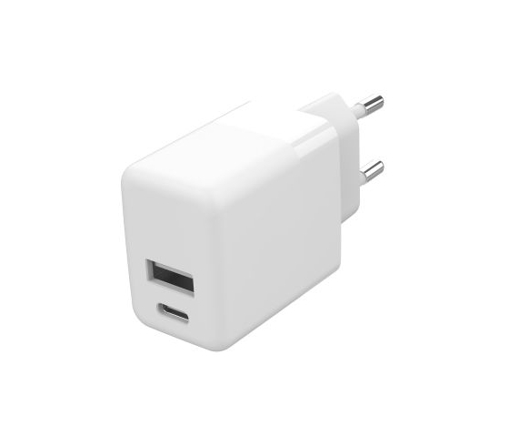 Adaptateur d'alimentation 20w avec connecteurs USB-A et USB-C