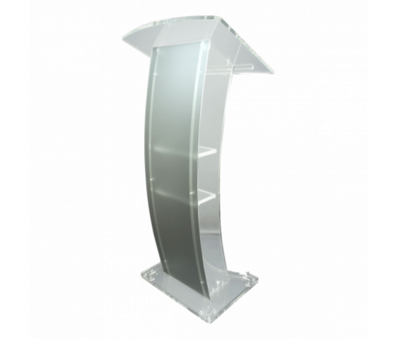 Acrylic lectern Vigelis - satinised